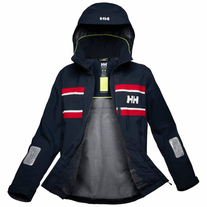 N6821317 giacca da vela da donna saltholm Helly-Hansen bianco