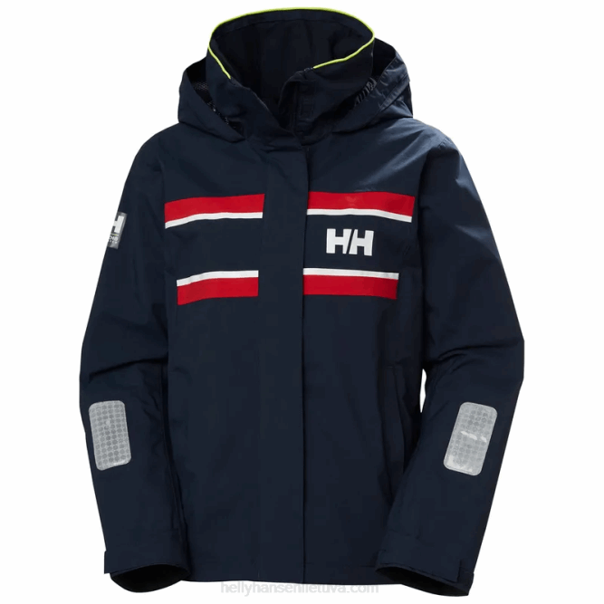 N6821317 giacca da vela da donna saltholm Helly-Hansen bianco