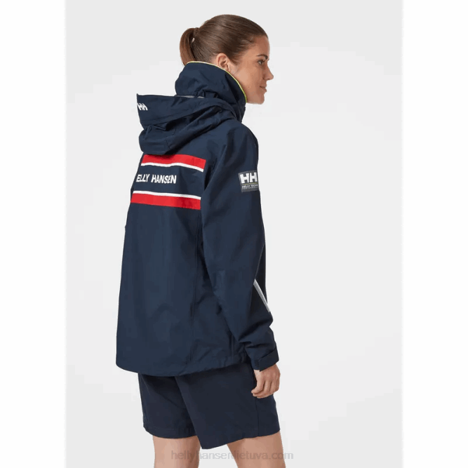 N6821317 giacca da vela da donna saltholm Helly-Hansen bianco