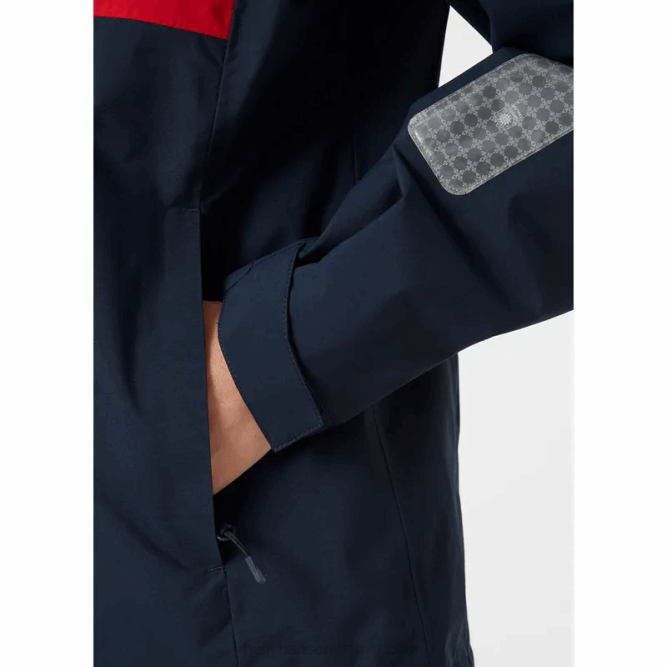 N6821317 giacca da vela da donna saltholm Helly-Hansen bianco