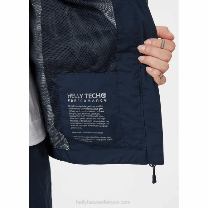 N6821317 giacca da vela da donna saltholm Helly-Hansen bianco