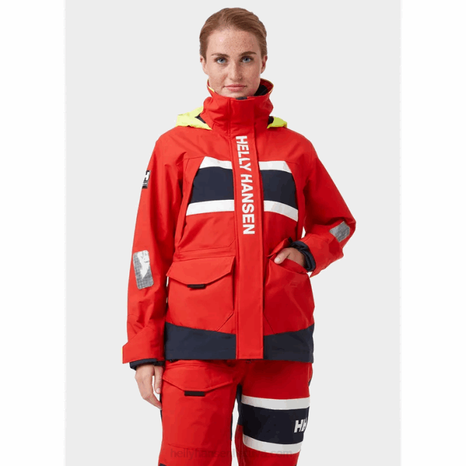 N6821323 giacca da vela costiera da donna Helly-Hansen sorbetto rosa