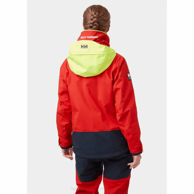 N6821323 giacca da vela costiera da donna Helly-Hansen sorbetto rosa
