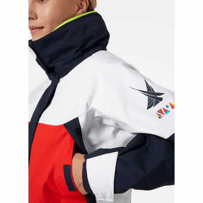 N6821334 giacca da vela costiera newport da donna Helly-Hansen terracotta