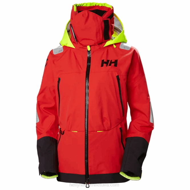 N6821335 giacca da vela da donna aegir race 2.0 Helly-Hansen allarme rosso