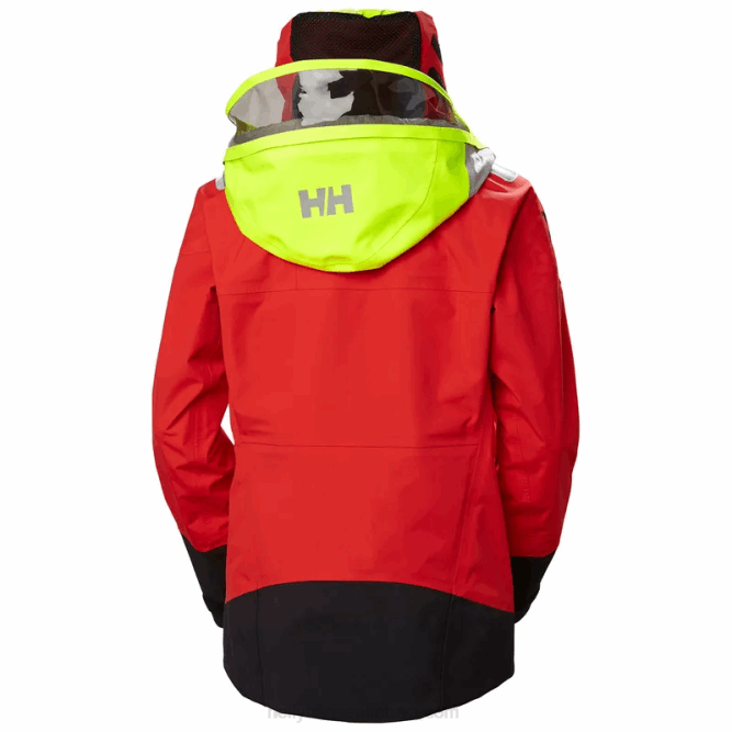 N6821335 giacca da vela da donna aegir race 2.0 Helly-Hansen allarme rosso