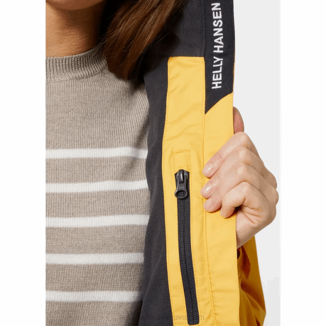 N6821337 giacca midlayer con cappuccio da donna Helly-Hansen ebano