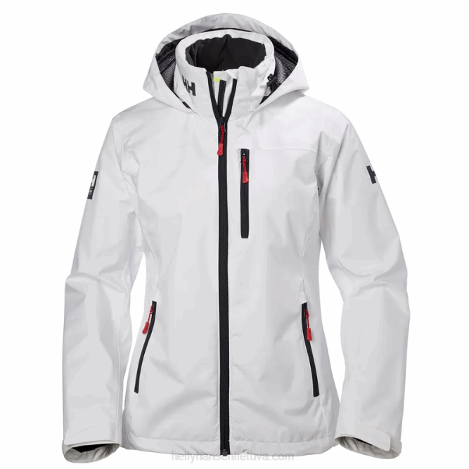 N6821339 giacca midlayer con cappuccio da donna Helly-Hansen nebbia grigia