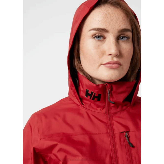 N6821340 giacca midlayer con cappuccio da donna Helly-Hansen bianco