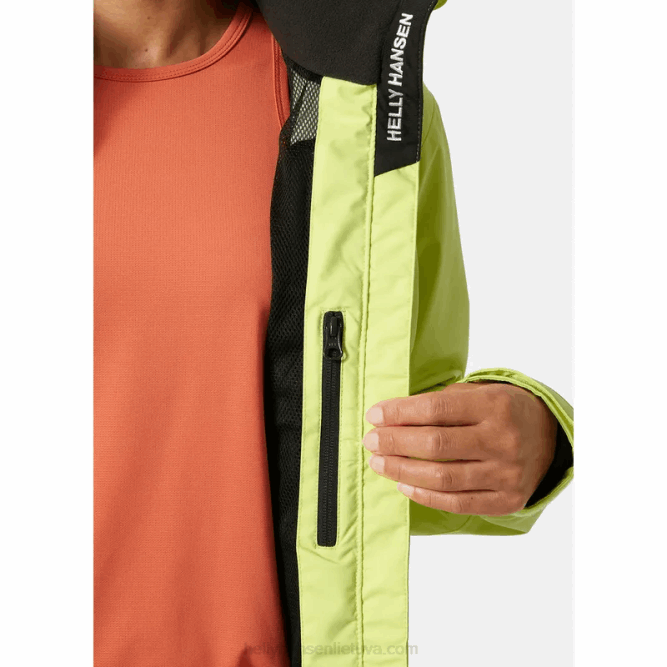 N6821347 giacca da vela da donna con cappuccio Helly-Hansen blu acceso