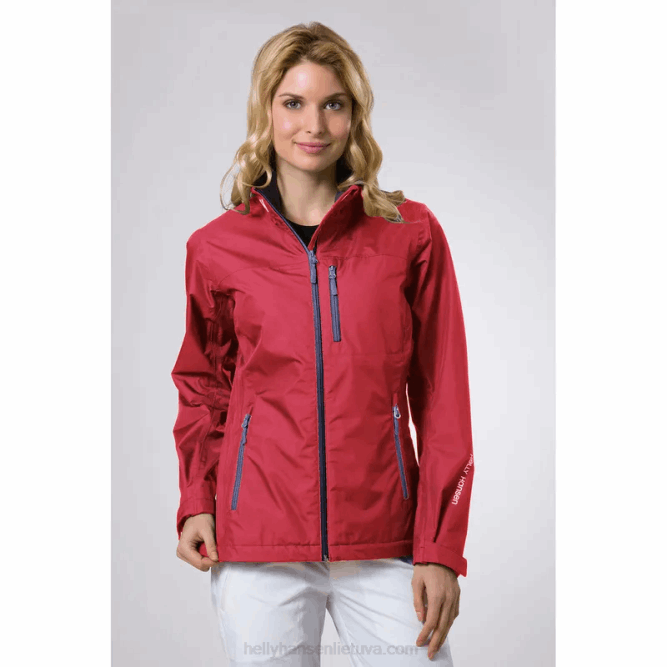N6821361 giacca da vela per equipaggio da donna Helly-Hansen allarme rosso