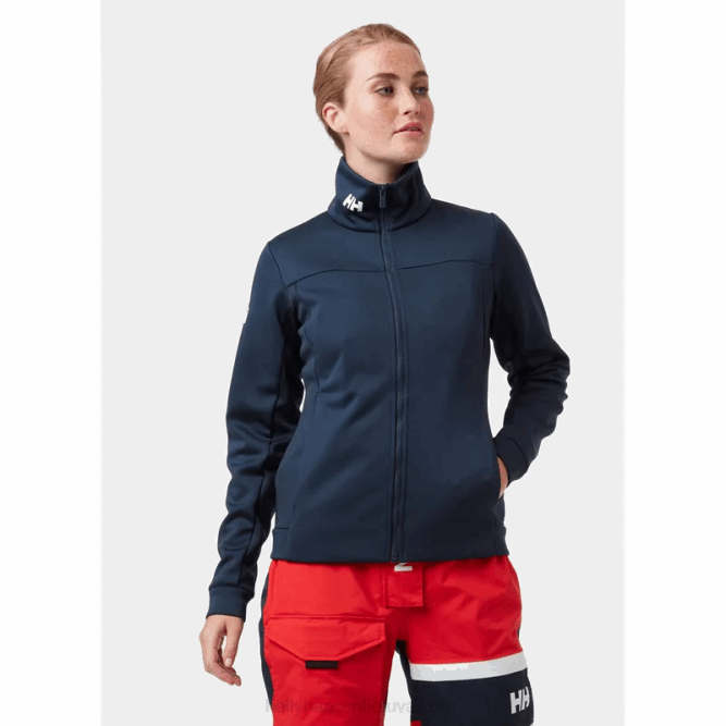 N6821380 giacca girocollo in pile da donna Helly-Hansen rosso