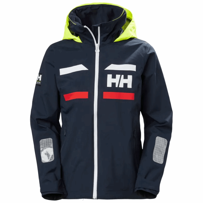 N6821387 giacca da vela da donna Salt Navigator Helly-Hansen bianco