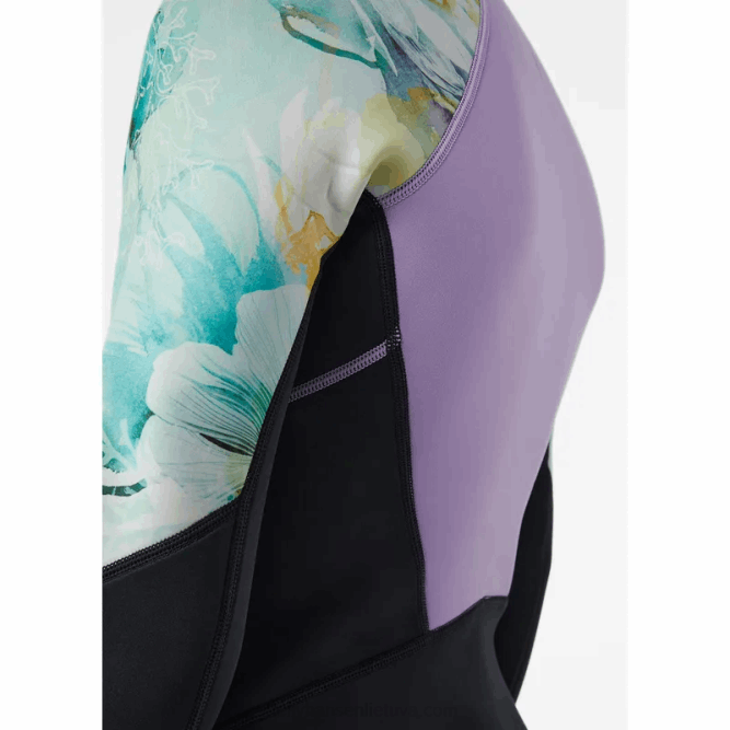 N6821395 giacca mezza zip waterwear da donna Helly-Hansen striscia marina