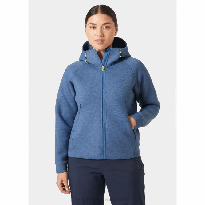N6821881 giacca da vela da donna hp ocean 2.0 full zip Helly-Hansen nero