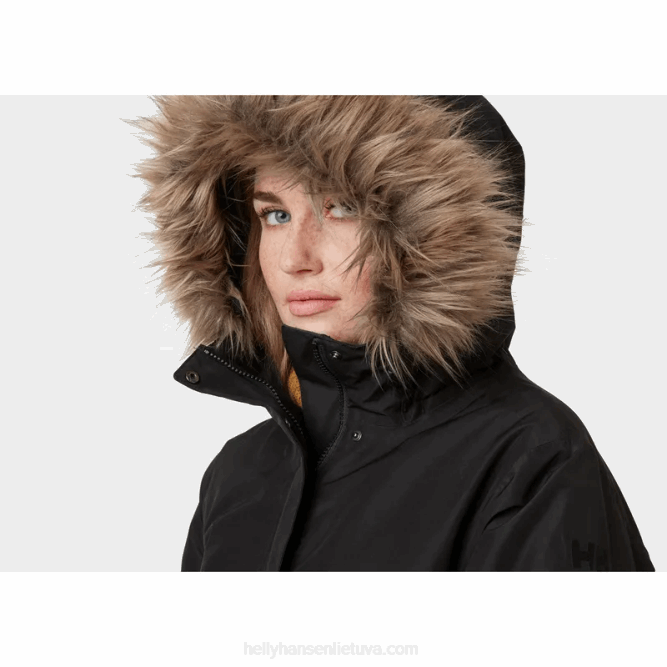 N6821619 parka invernale da donna aden Helly-Hansen nero