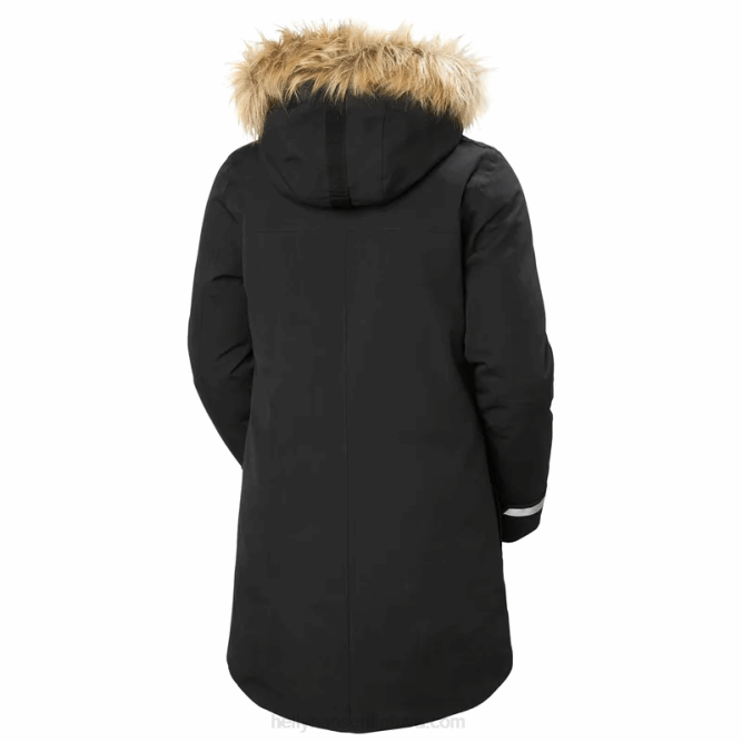N6822624 parka da donna Fairbanks Helly-Hansen grigio tenue