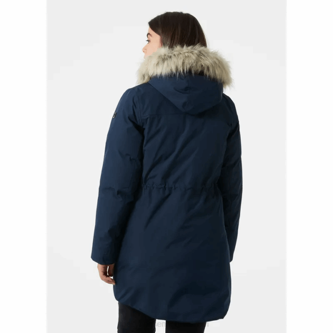 N6822633 parka invernale isolato senja da donna Helly-Hansen nero/grigio melange