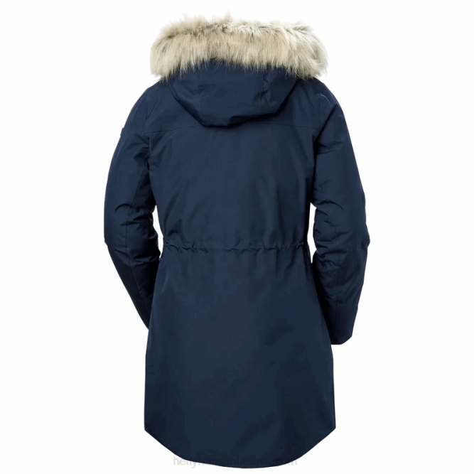N6822633 parka invernale isolato senja da donna Helly-Hansen nero/grigio melange