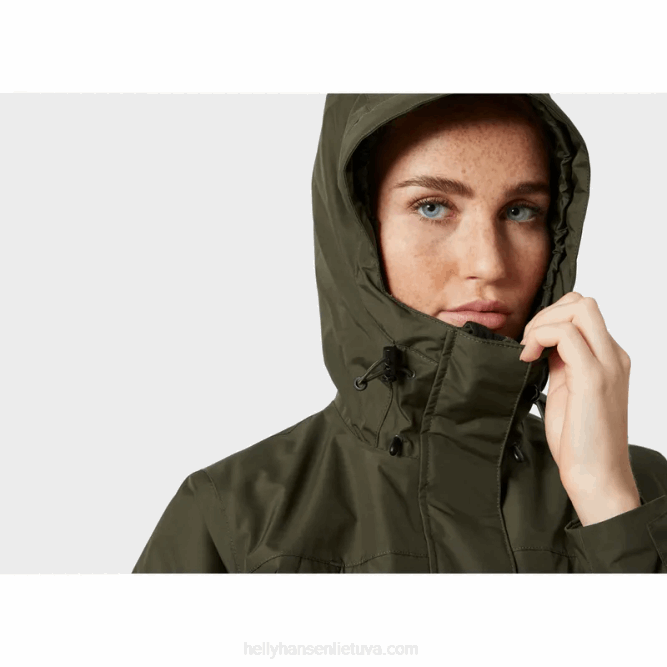 N6822634 parka invernale isolante frida da donna Helly-Hansen grigio melange/navy