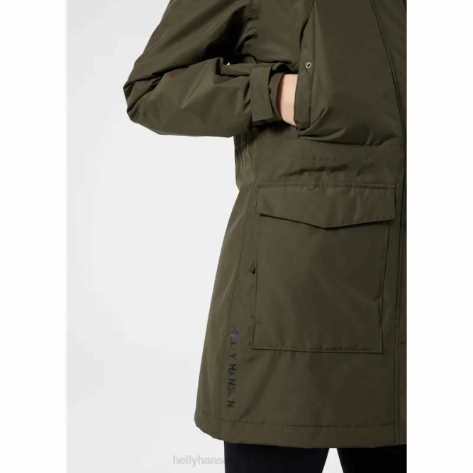 N6822634 parka invernale isolante frida da donna Helly-Hansen grigio melange/navy