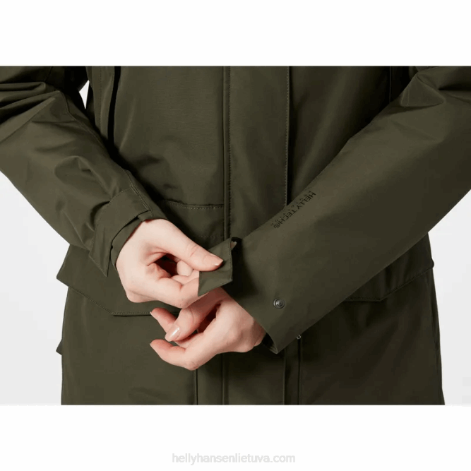 N6822634 parka invernale isolante frida da donna Helly-Hansen grigio melange/navy