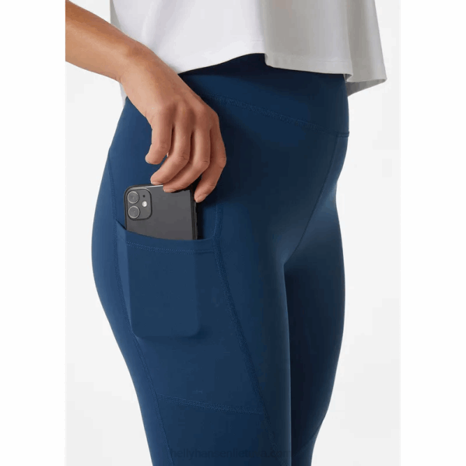 N6822211 leggings donna rapide trail Helly-Hansen abete rosso