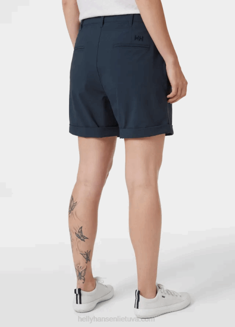 N6821812 pantaloncini da donna ad asciugatura rapida a sirena Helly-Hansen ebano