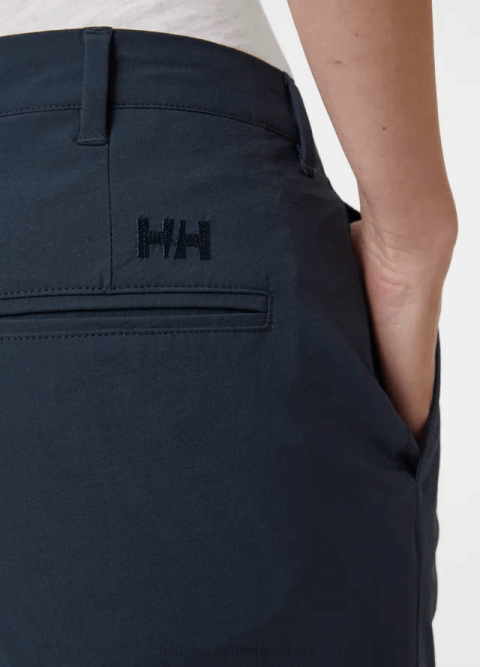 N6821812 pantaloncini da donna ad asciugatura rapida a sirena Helly-Hansen ebano
