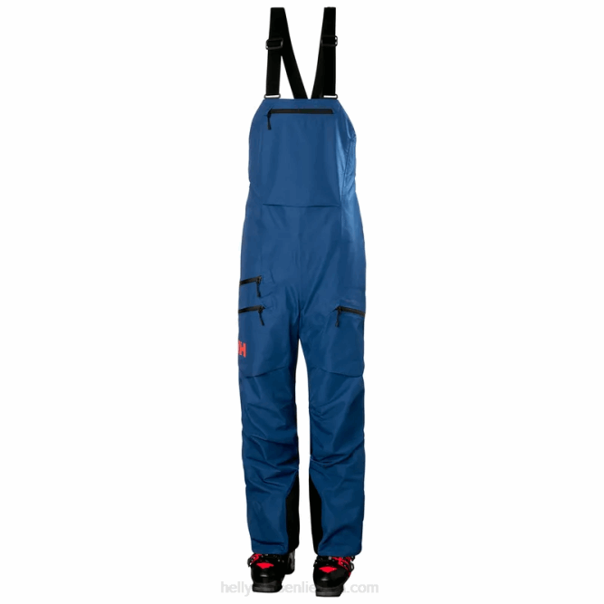 N6821757 pantaloni da sci da donna Elevation Infinity Shell con bretelle Helly-Hansen ebano