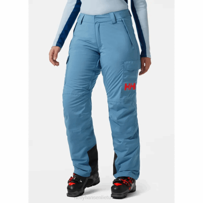 N6821842 pantaloni da sci isolanti switch cargo da donna Helly-Hansen corallo al neon