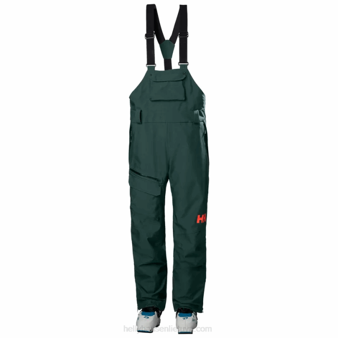 N6821853 pantaloni da sci con bretelle powderqueen da donna Helly-Hansen Gra schiacciato