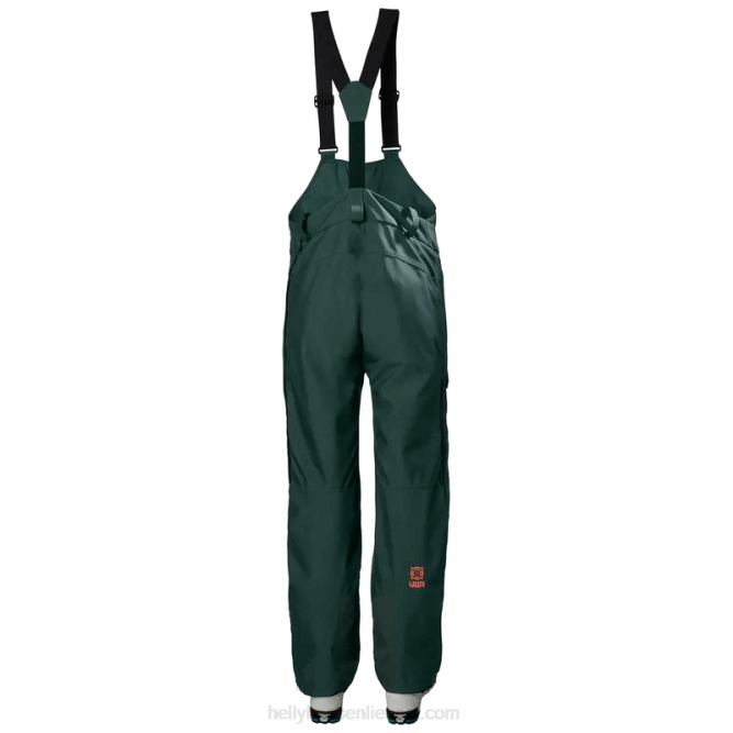 N6821853 pantaloni da sci con bretelle powderqueen da donna Helly-Hansen Gra schiacciato