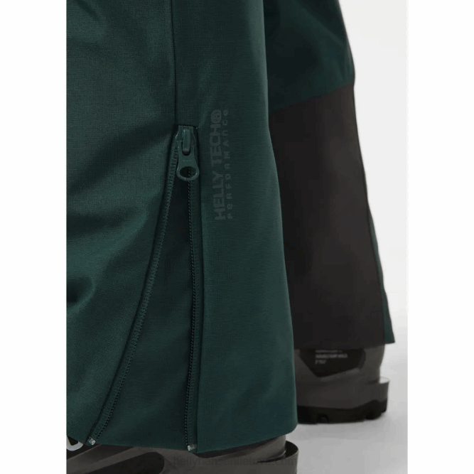 N6821853 pantaloni da sci con bretelle powderqueen da donna Helly-Hansen Gra schiacciato