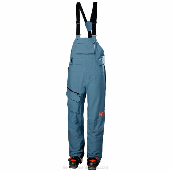 N6821854 pantaloni da sci con bretelle powderqueen da donna Helly-Hansen primavera più buia