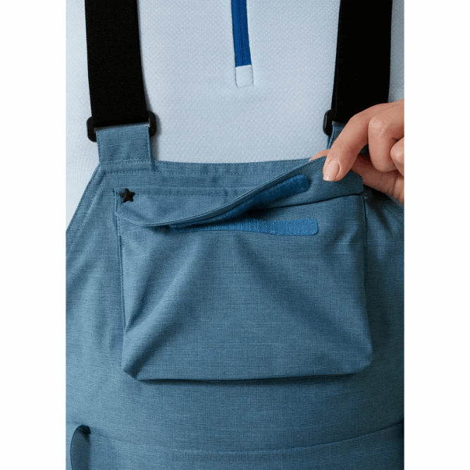 N6821854 pantaloni da sci con bretelle powderqueen da donna Helly-Hansen primavera più buia