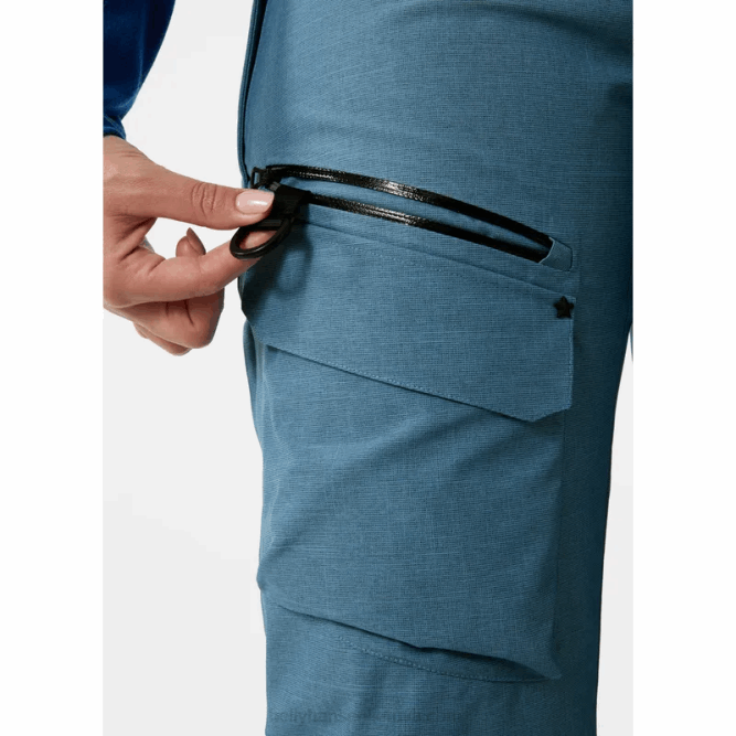 N6821854 pantaloni da sci con bretelle powderqueen da donna Helly-Hansen primavera più buia
