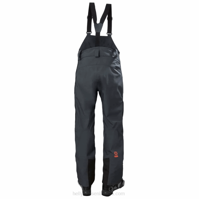 N6821855 pantaloni da sci con bretelle powderqueen da donna Helly-Hansen nebbia blu