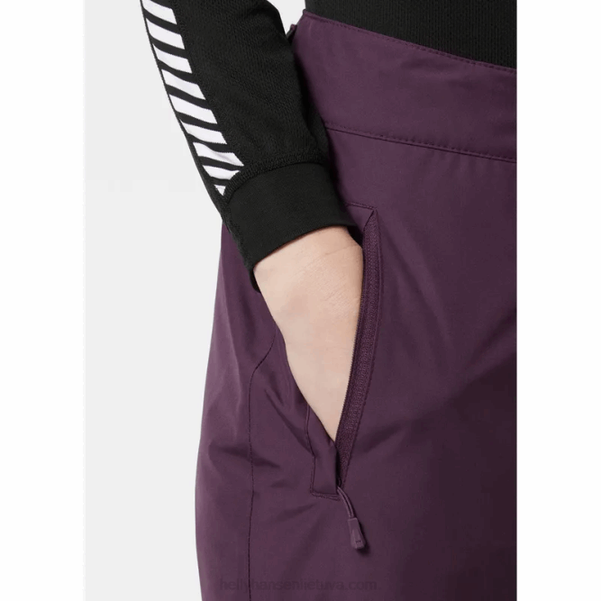 N6821856 pantaloni da sci isolati Blizzard da donna Helly-Hansen ardesia