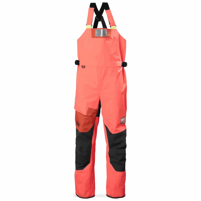 N6822729 salopette da vela costiera newport da donna Helly-Hansen terracotta/ebano/navy