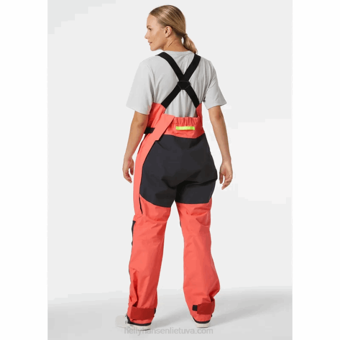 N6822729 salopette da vela costiera newport da donna Helly-Hansen terracotta/ebano/navy