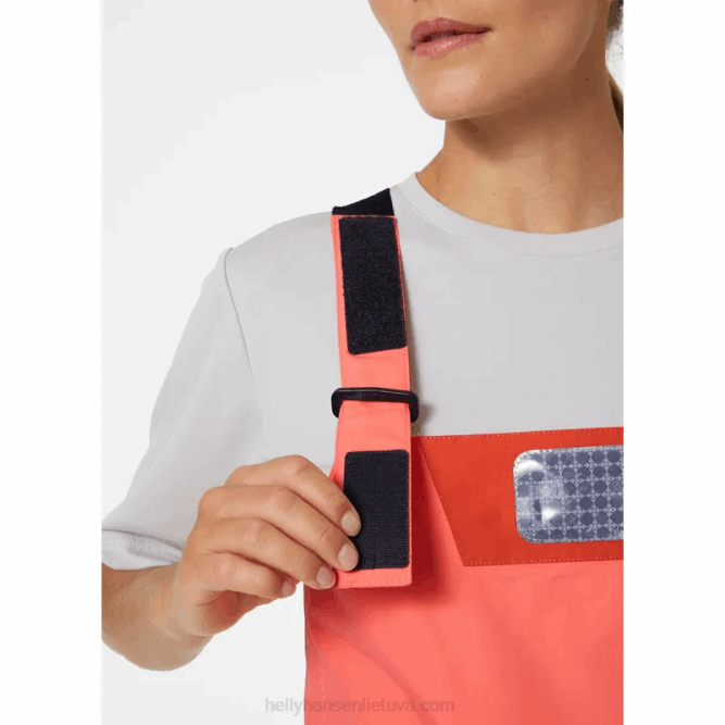 N6822729 salopette da vela costiera newport da donna Helly-Hansen terracotta/ebano/navy