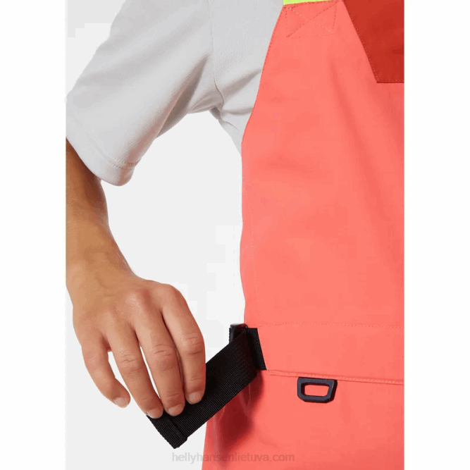 N6822729 salopette da vela costiera newport da donna Helly-Hansen terracotta/ebano/navy