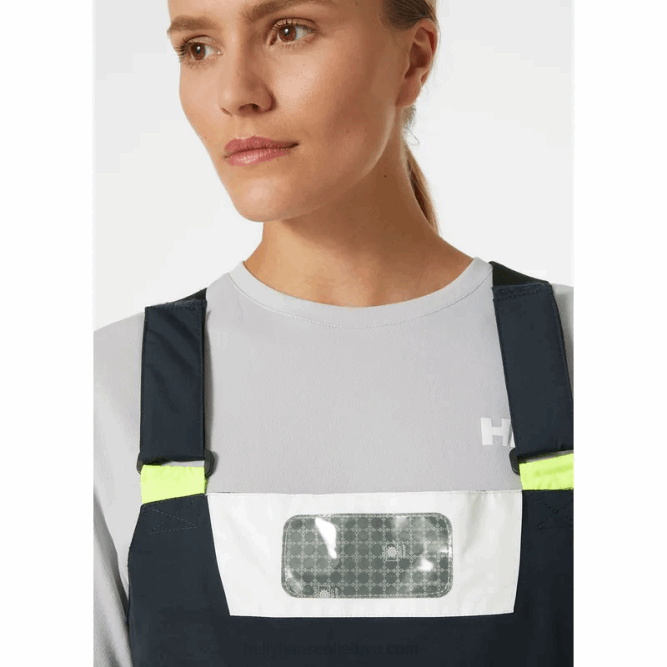 N6822731 salopette da vela costiera newport da donna Helly-Hansen eco pesca/azzurrite