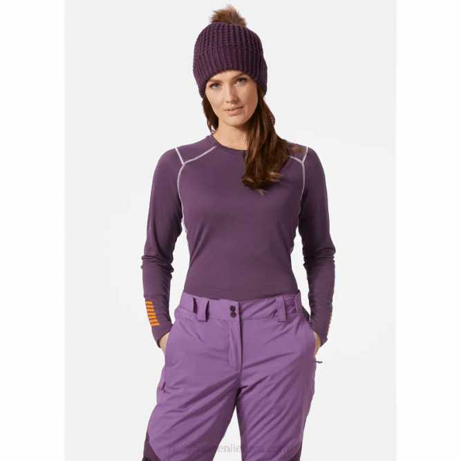 N6822075 maglia intima da donna lifa active crew Helly-Hansen ebano