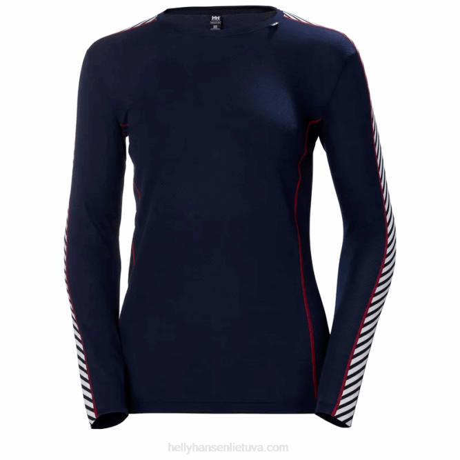 N6822082 maglia intima girocollo a maniche lunghe hh lifa da donna Helly-Hansen nero