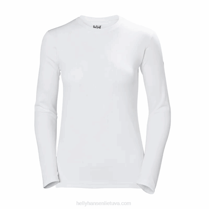 N6822085 maglia a maniche lunghe hh tech da donna Helly-Hansen grigio chiaro