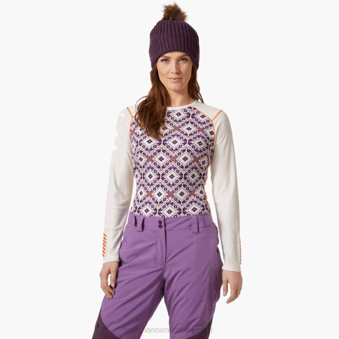 N6822088 maglia intima da donna lifa active graphic crew Helly-Hansen ametista de