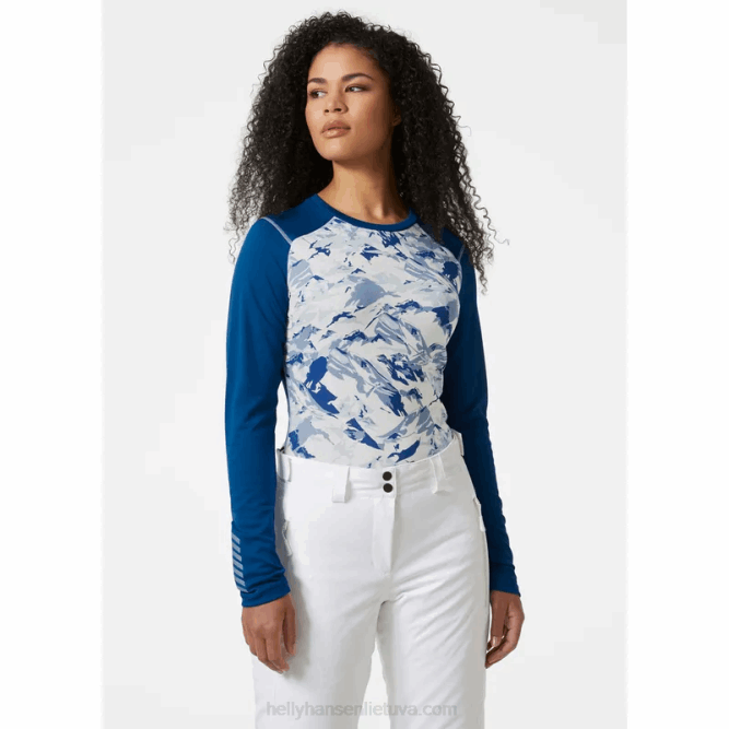 N6822090 maglia intima da donna lifa active graphic crew Helly-Hansen giada st