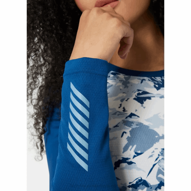 N6822090 maglia intima da donna lifa active graphic crew Helly-Hansen giada st